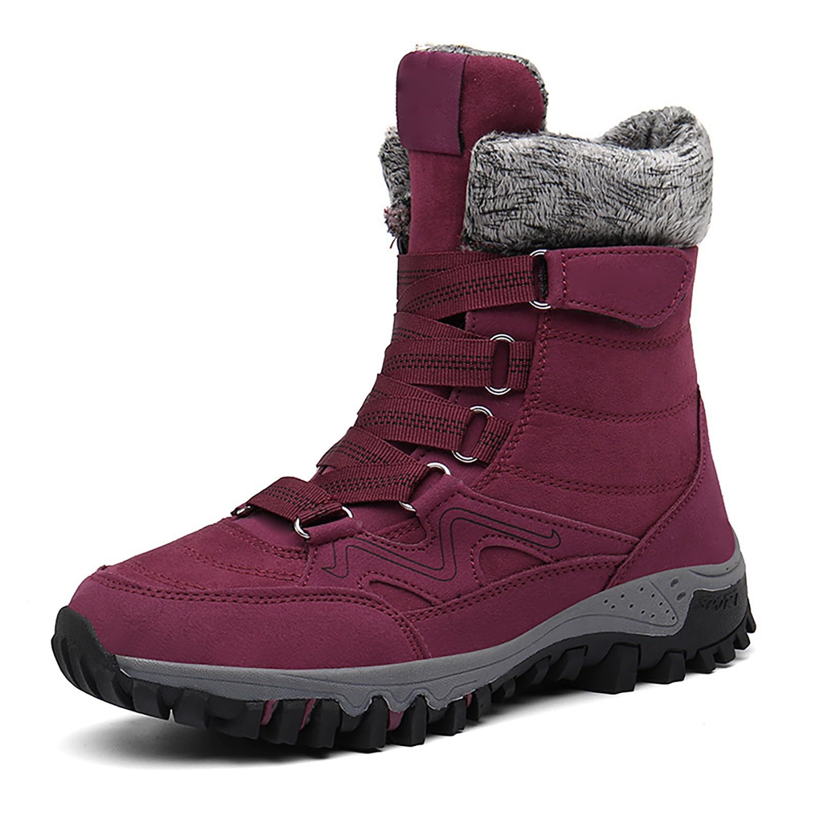 Bottes de neige chaudes doublées pour homme
