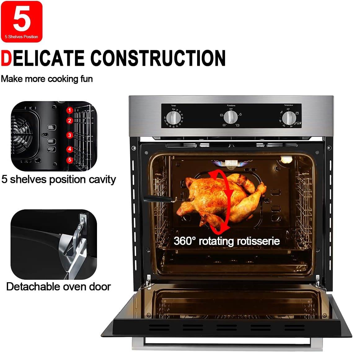 24 inch gas wall oven for sale
