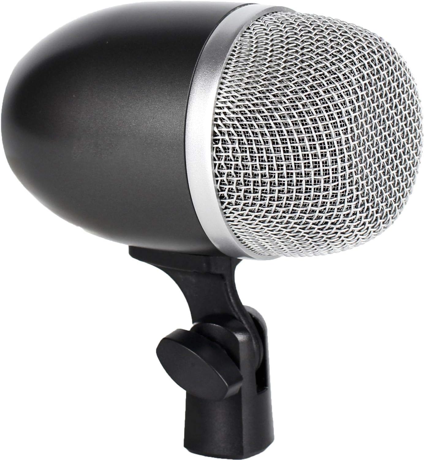 Bass Drum Microphone with Dynamic Pick Up Pattern, Tom Mic Swivel Adjustable Kick Drum Mic with Durable Steel Mesh Grille