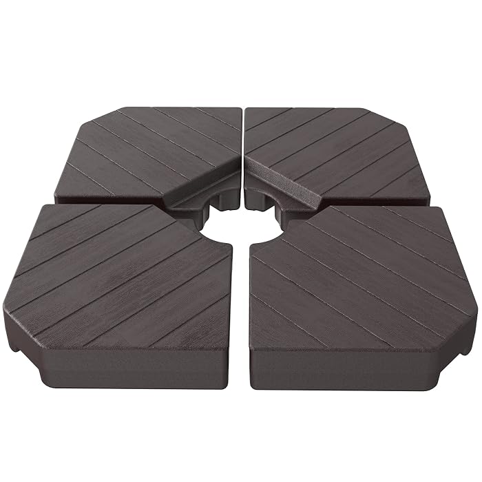 Buy VINEY Large Base Heavy Duty 4Piece 430Lb Water & Sand Filled HDPE