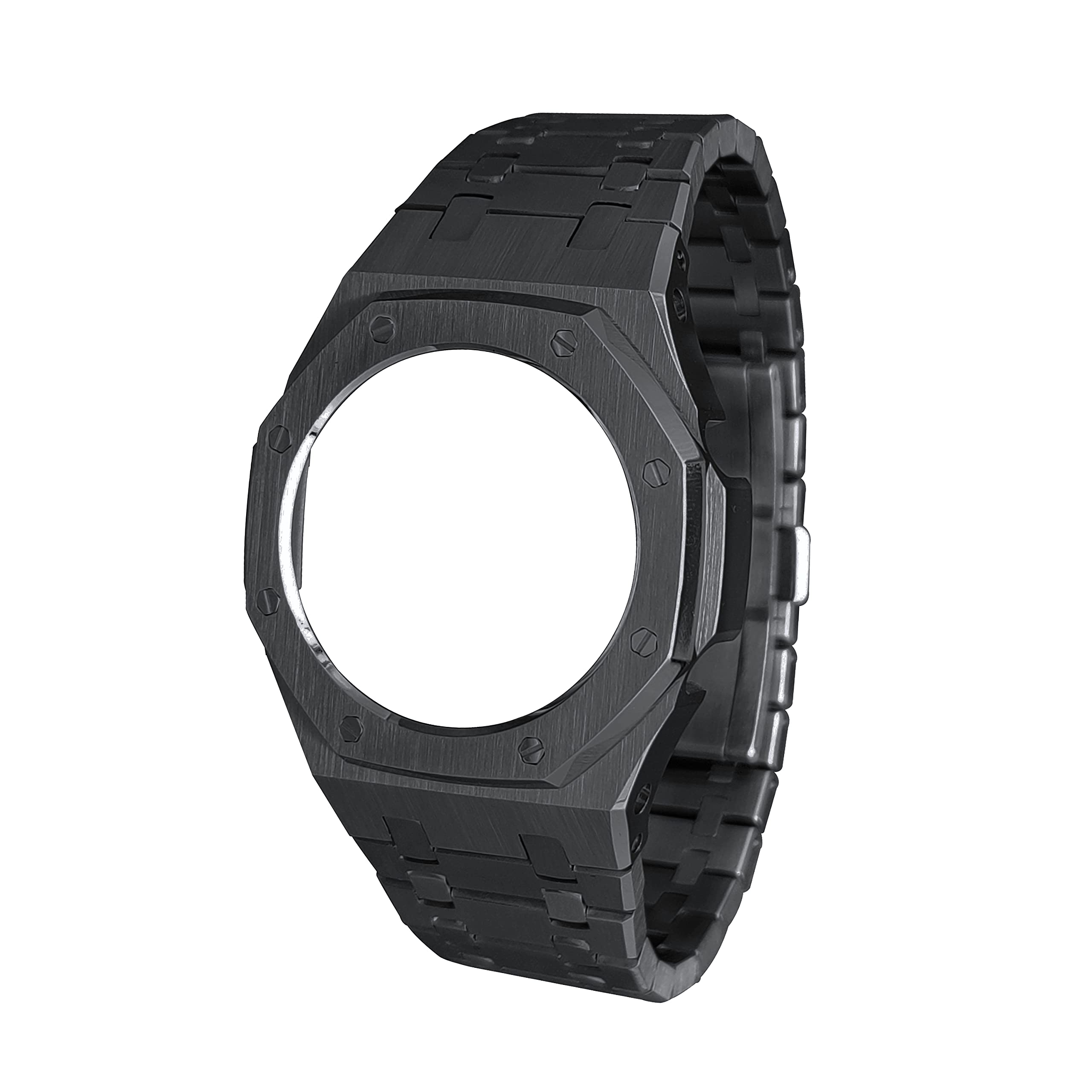 Hontao Gmas2100 Mini Casioak Mod Kit All Stainless Steel Watch