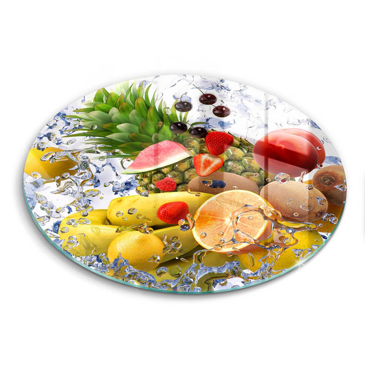 Planche à découper induction 40cm Wallfluent avec protège plaque