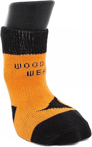 Power Paws - Calcetines originales para perro, sombrero de bruja naranja y negro de Halloween, XXL, se adapta a 130-180 libras