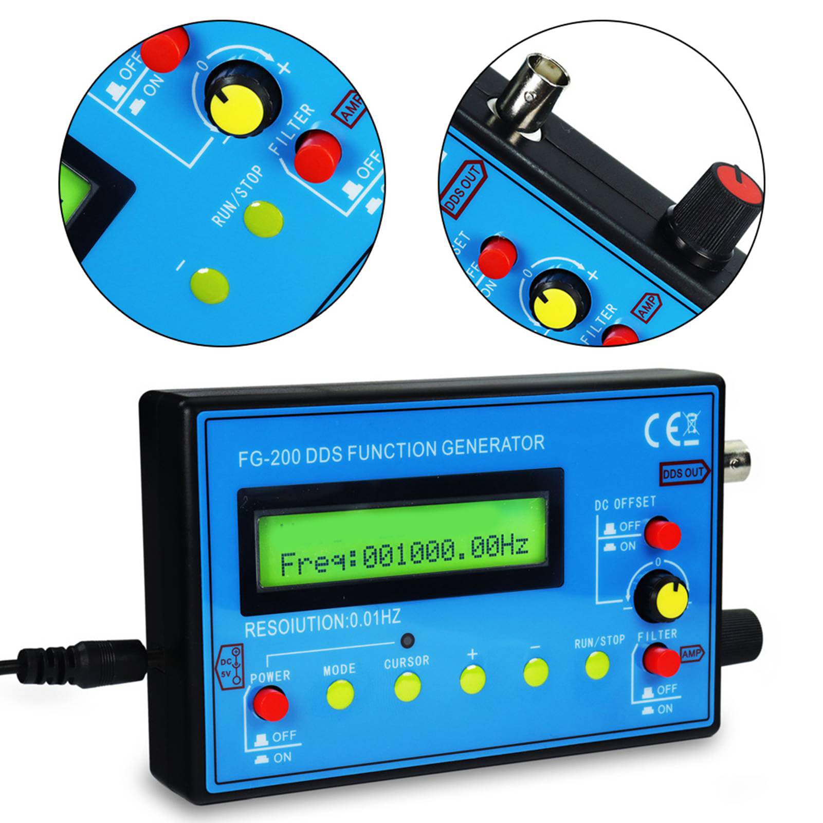 Amazon.co.jp: FG-200 信号源発生器メーター 信号発生器周波数