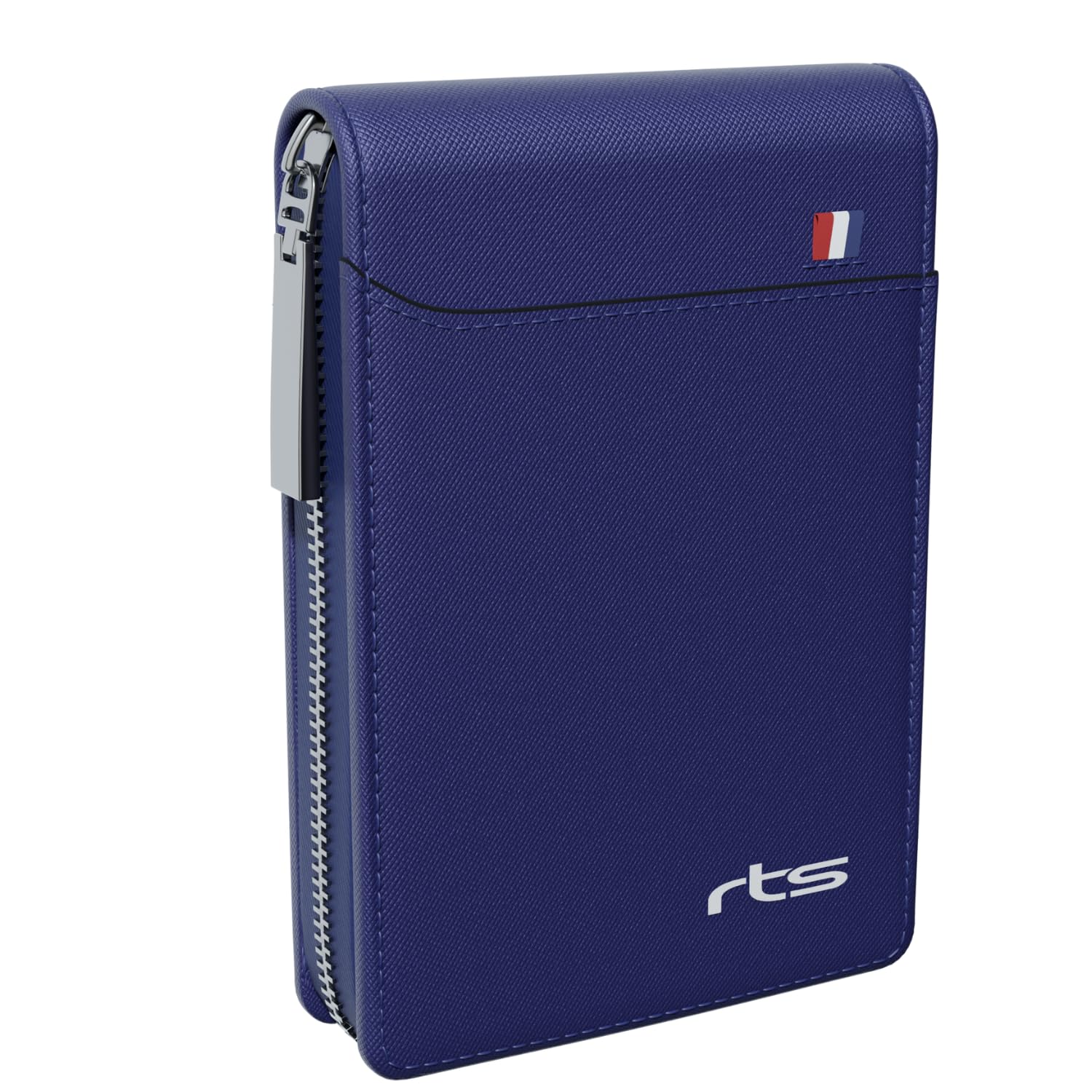 rts PU Leather 9 Slot Vertical Debit ATM Business Credit Card Holder Money Wallet Zipper Coin Purse Wallet for Men & Women Unique Birthday Anniversary Gift for Men Boy Love Husband Employees Clients