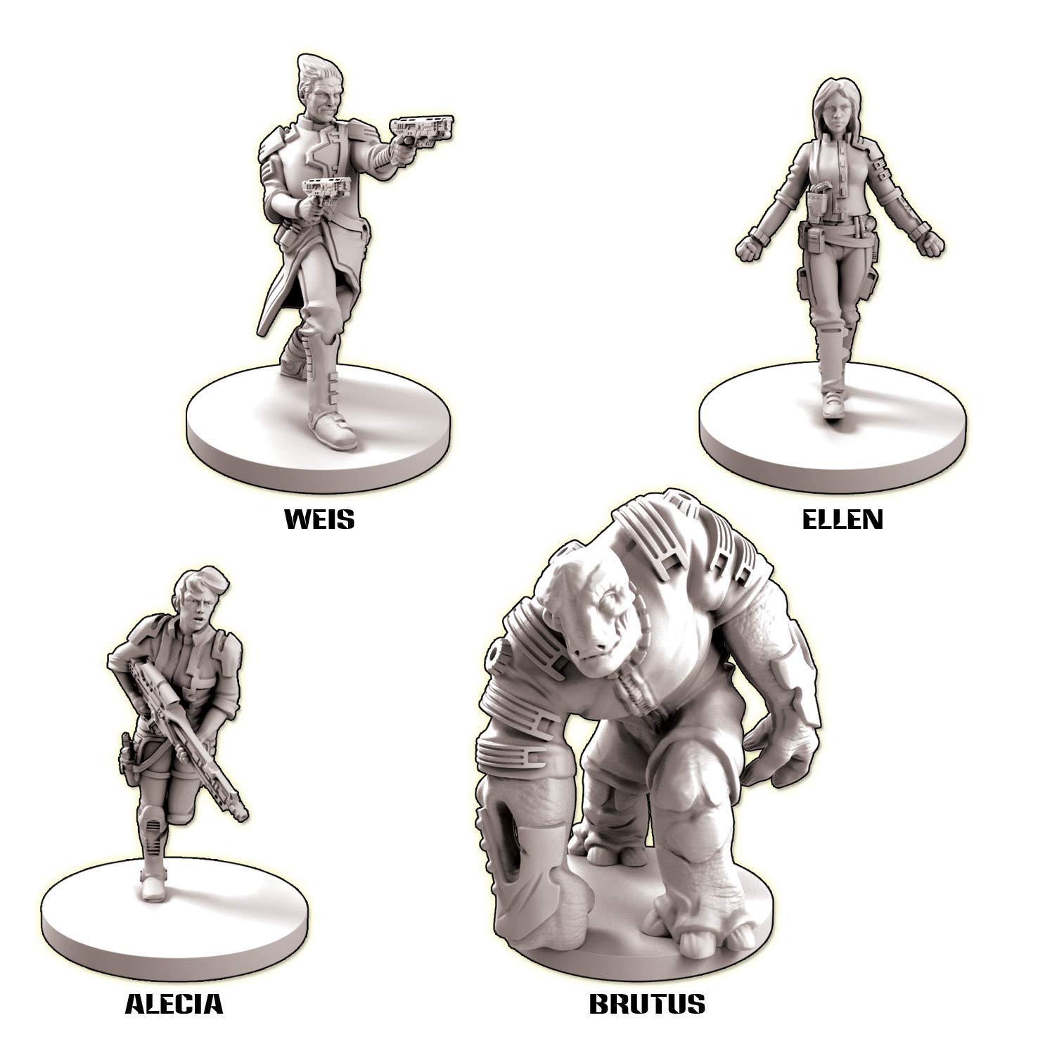 Battle Systems Core Space - Yamato Crew - Juego en Miniatura de Ciencia ficción - Tablero de Juego de Guerra de Mesa de Varios Niveles - Universo de Wargaming 40K - BSGCSC008