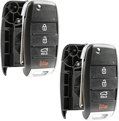 2 fundas para Kia Optima Rio Soul Sorrento Sportage llavero sin llave control remoto