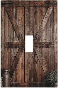 Decorative Light Switch Cover Plate Rustic Flower White Floral Vintage - View #4