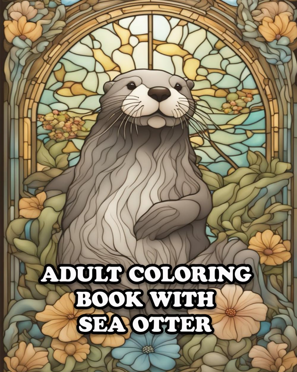 Adult Coloring Book with Sea Otter: For Stress Relieving in Amazing Sea Otter Coloring World