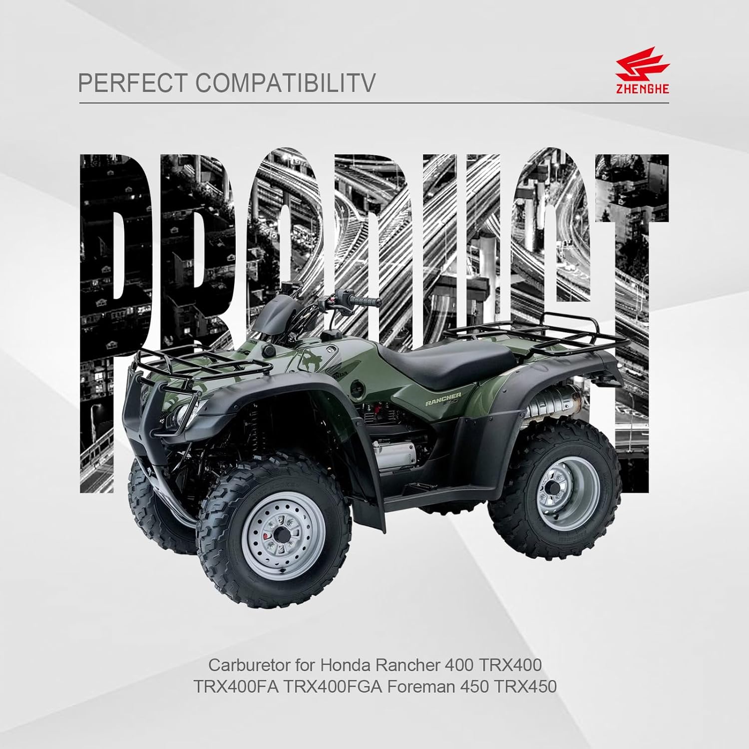 Carburetor for Honda Rancher 400 TRX400 TRX400FA TRX400FGA Foreman 450 TRX450 OEM: 16100-HN5-M41 16100-HN7-013 16100-HN7-A21