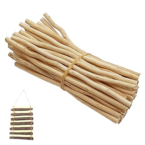 ZAHD 50 Pcs Bois Flotté Pièces en Embellissements Rustique Bâton