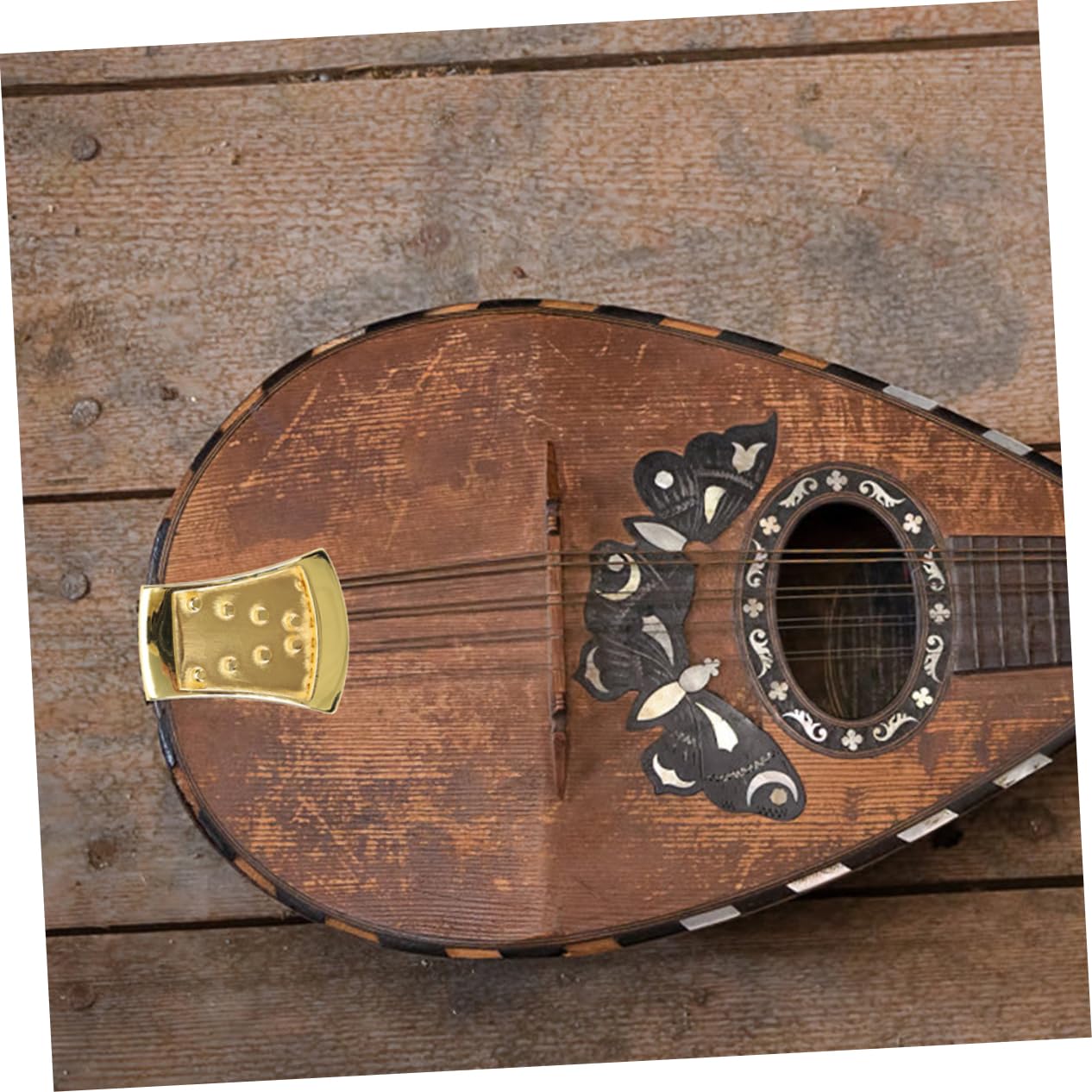ifundom 2sätze Mandolinen-saitenhalter String Triangle Tailpiece Aus Metall Hochwertiges Zubehör Für Mandolinen Inklusive Montagezubehör Installieren Langlebig Und Robust