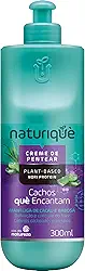 Creme de pentear, Para cabelos Cacheados e Crespos, Cachos què encantam, Com manteiga de Cacau e babosa, 300ml