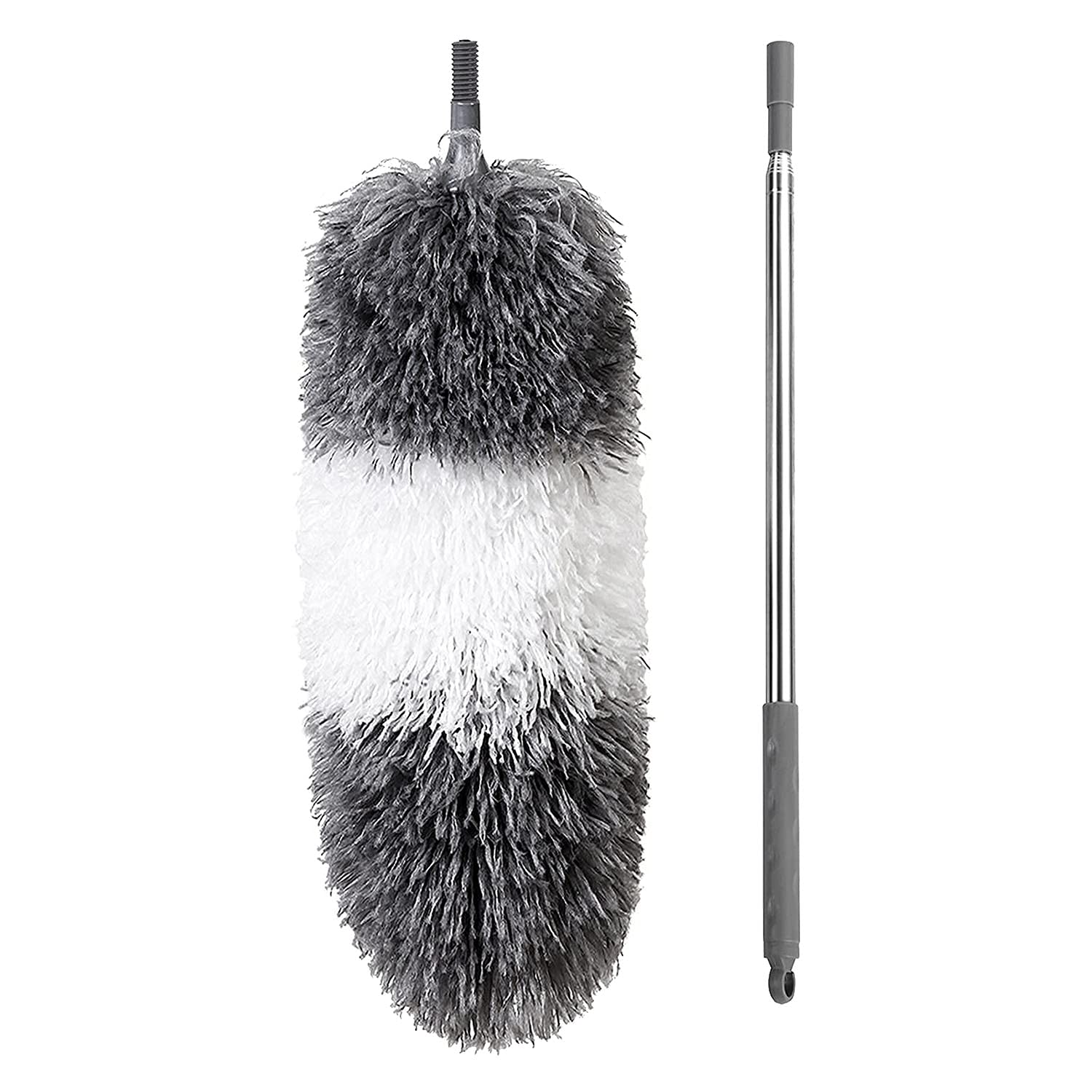 WSND Microfiber Duster for Cleaning, Reusable&Bendabl&Washable Duster for Cobwebs,Ceiling Fan,Blinds,Furniture,Cars