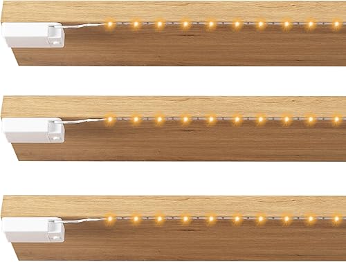 Miniatura 6 de Tira de iluminación LED alimentada por batería, tira de luz LED inalámbrica adecuada para iluminar debajo del gabinete  Armario  Estantes  Armario