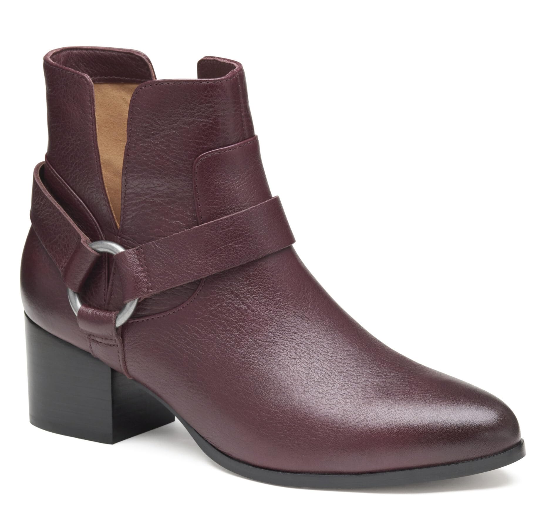 Johnston Murphy Trista Harness Booties for Women 2 125 Heeled Boots for Women Business Casual Shoes