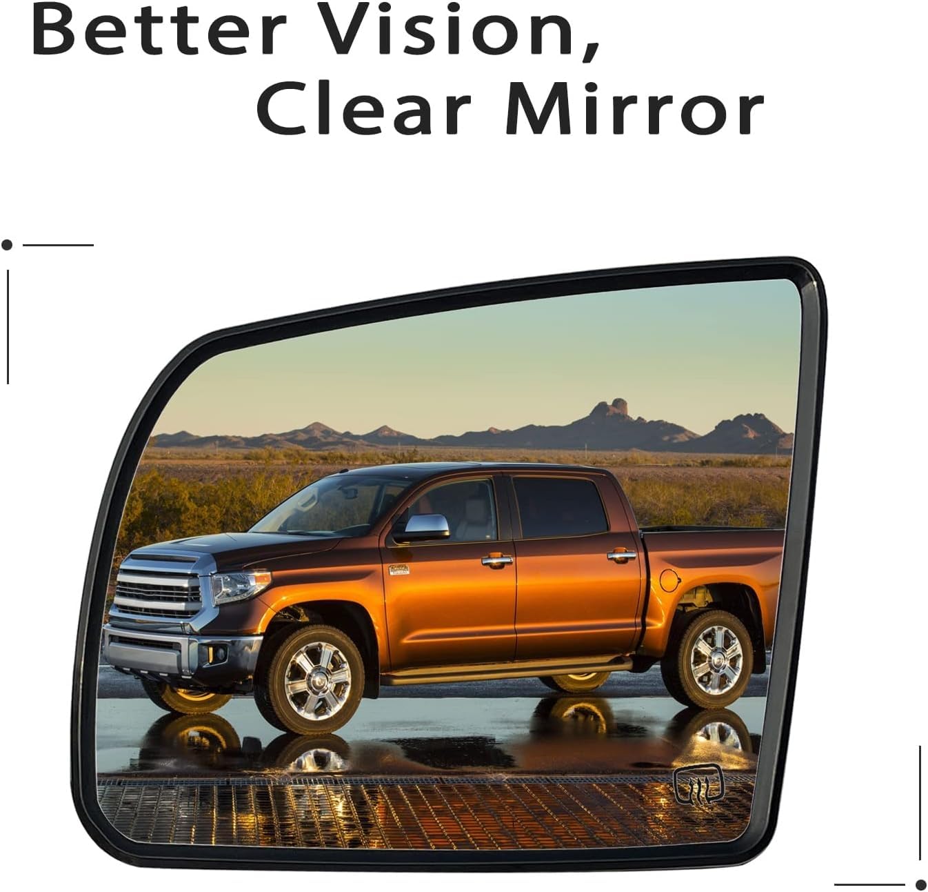 Amazon.com: Driver Side Heated Mirror Glass Replacement For 2008