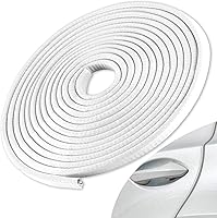 Vista 10 de SINGARO Protector de borde de puerta de automóvil de 33 pies (10M) sin pegamento, tira protectora de entrada de puerta de coche, protector de borde