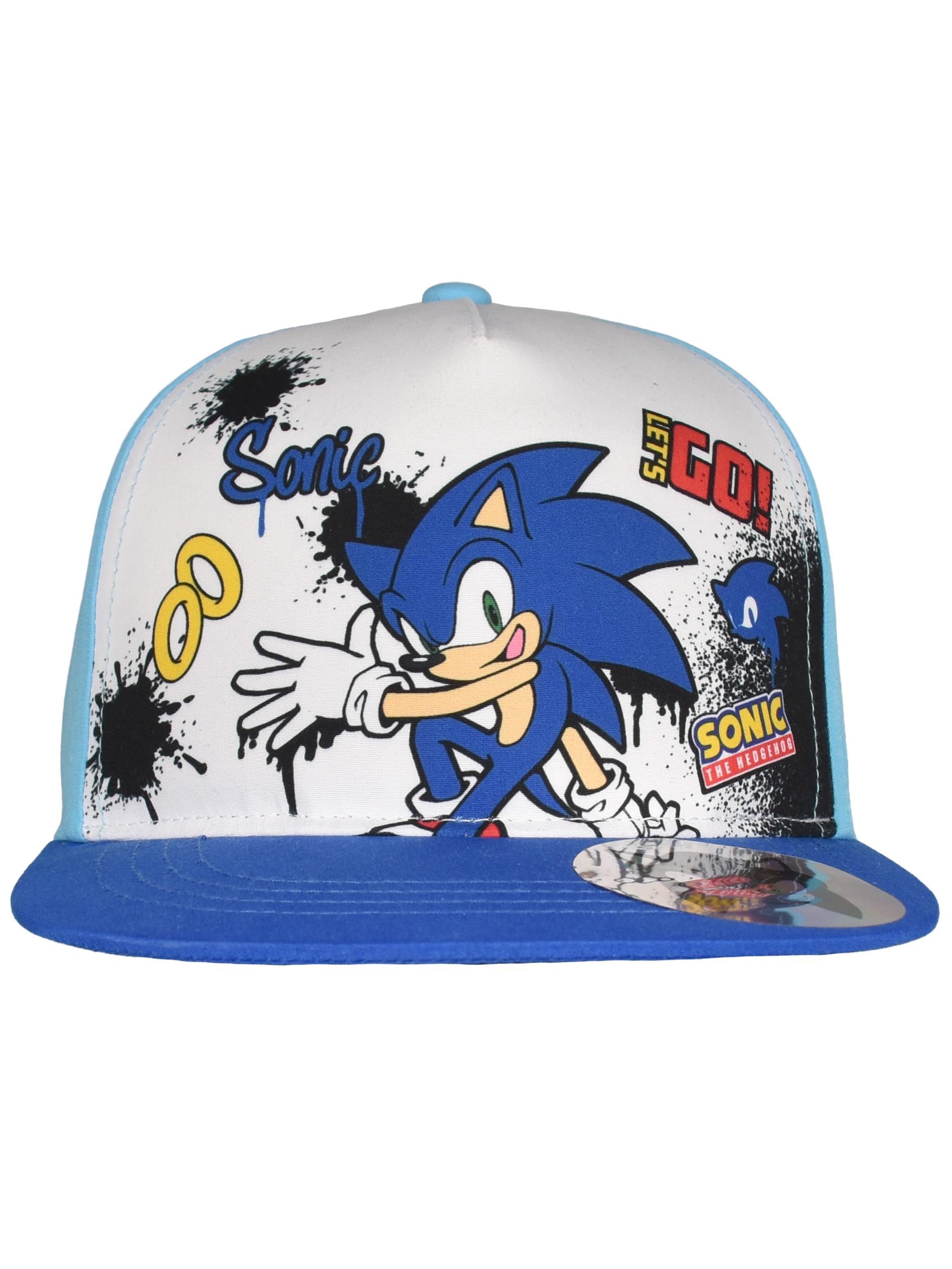 United Labels Boys Blue/Turquoise Sonic The Hedgehog Cap For - Children's Baseball Cap Adjustable