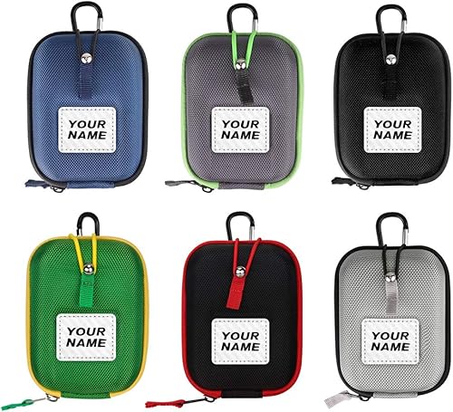 Miniatura 9 de Craftsman Golf Funda para telémetro con bandera de Estados Unidos, carcasa rígida para Tectectec Callaway, bolsa de transporte universal