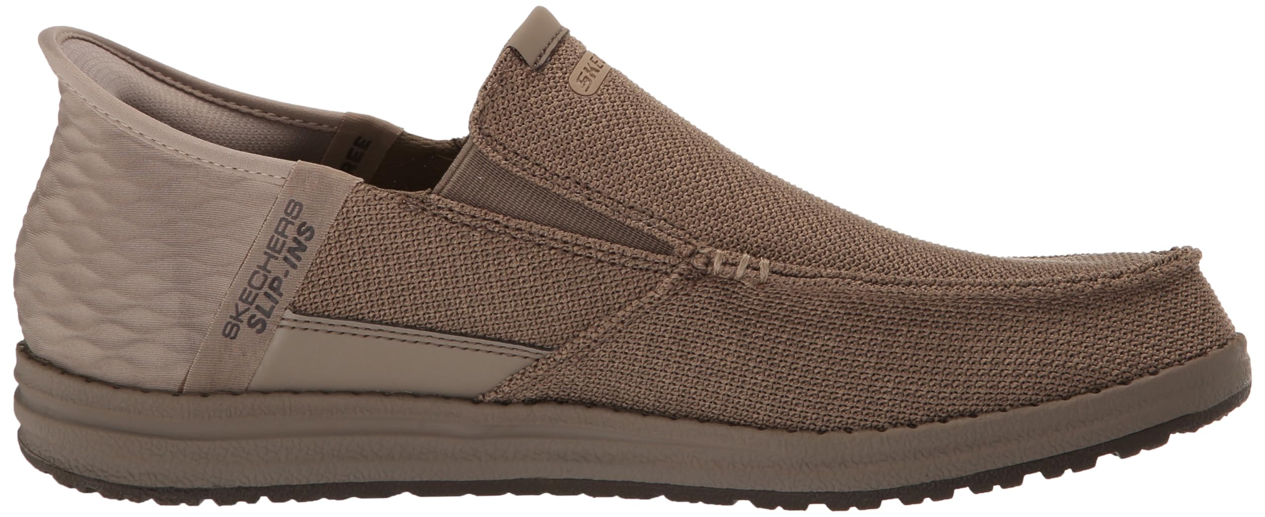 Skechers USA Men's Melson-Bentin Mokasyny wsuwane bez użycia rąk, BEŻOWY, 41.5 EU