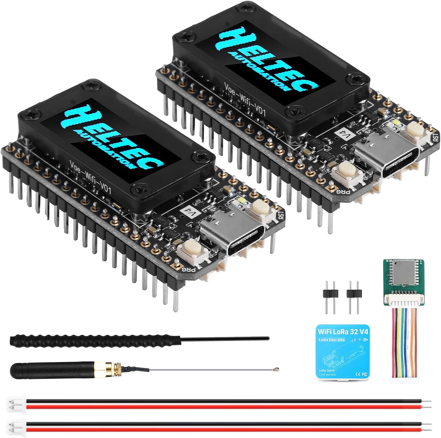 LoRa ESP32 V4 Entwicklungsboard mit GNSS-ModulAPKLVSR ESP32-S3 LoRa 32 V4 Modul mit 868MHz AntenneIntegriertes WiFi BluetoothESP32-S3 SX-1262 Chipf r Meshtastic IoT Arduino LoRaWAN2 St ck