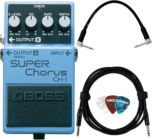 Vista 6 de Boss FZ-1W Waza Craft Fuzz Bundle con fuente de alimentación Gearlux, cable de instrumento, cable de conexión, púas y paño de pulido de Austin