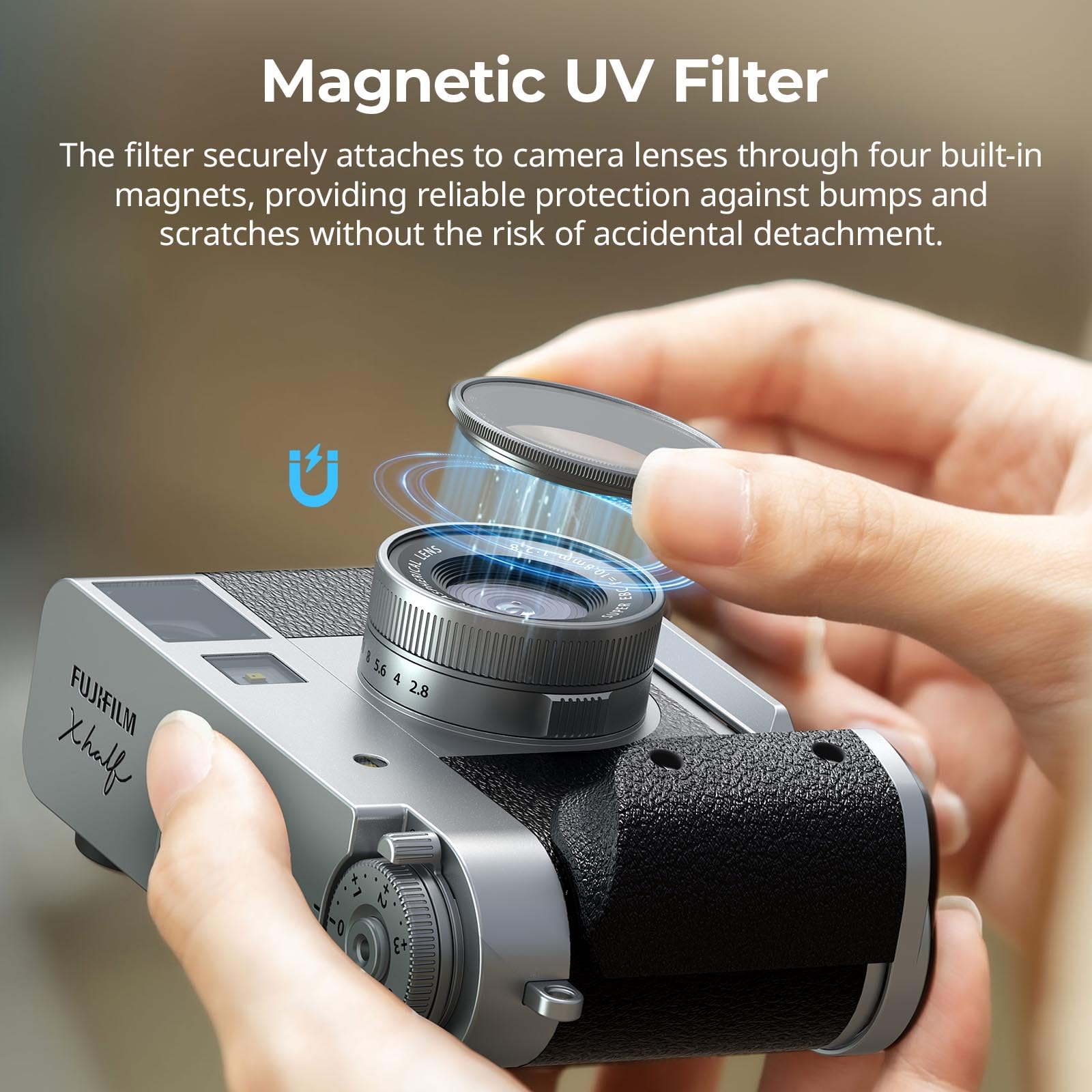 Amazon.com : SmallRig Magnetic UV Filter for FUJIFILM X Half