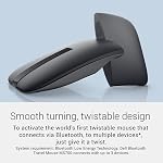 Dell MS700 Bluetooth Travel Mouse – Bluetooth 5.0, Microsoft Swift Pair/Dell Pair (Windows 10 & 11 only), Optical LED Sensor, Touch Scroll with Latest Touch Controller - Black