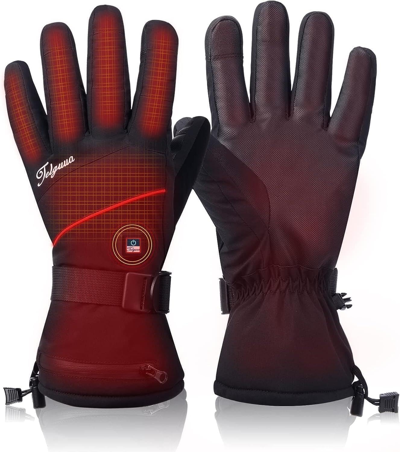 Verwarmde Handschoenen 4000 MAh GOXAEEE Verwarmbare Handschoenen - 4000 MAh, 3 Standen, Touchscreen Voor Skiën En Motor GOXAEEE Verwarmde Handschoenen 4000mAh 3 Standen Touchscreen