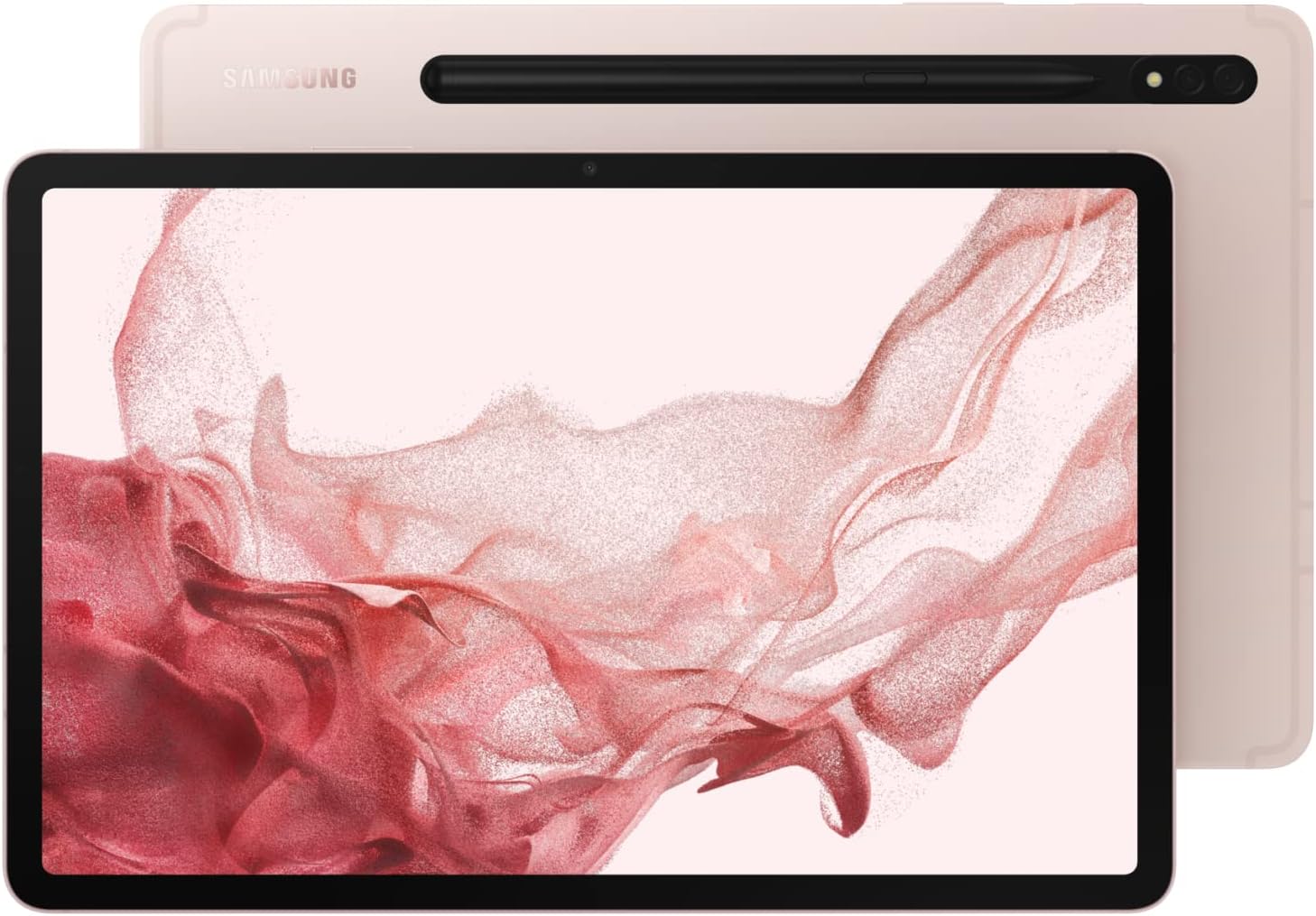 Samsung Galaxy Tab S8 Android Tablet, 11” LCD Screen, 128GB Storage, Qualcomm Snapdragon, S Pen Included, All-Day Battery Ultra Wide Camera, DeX Productivity, Pink Gold