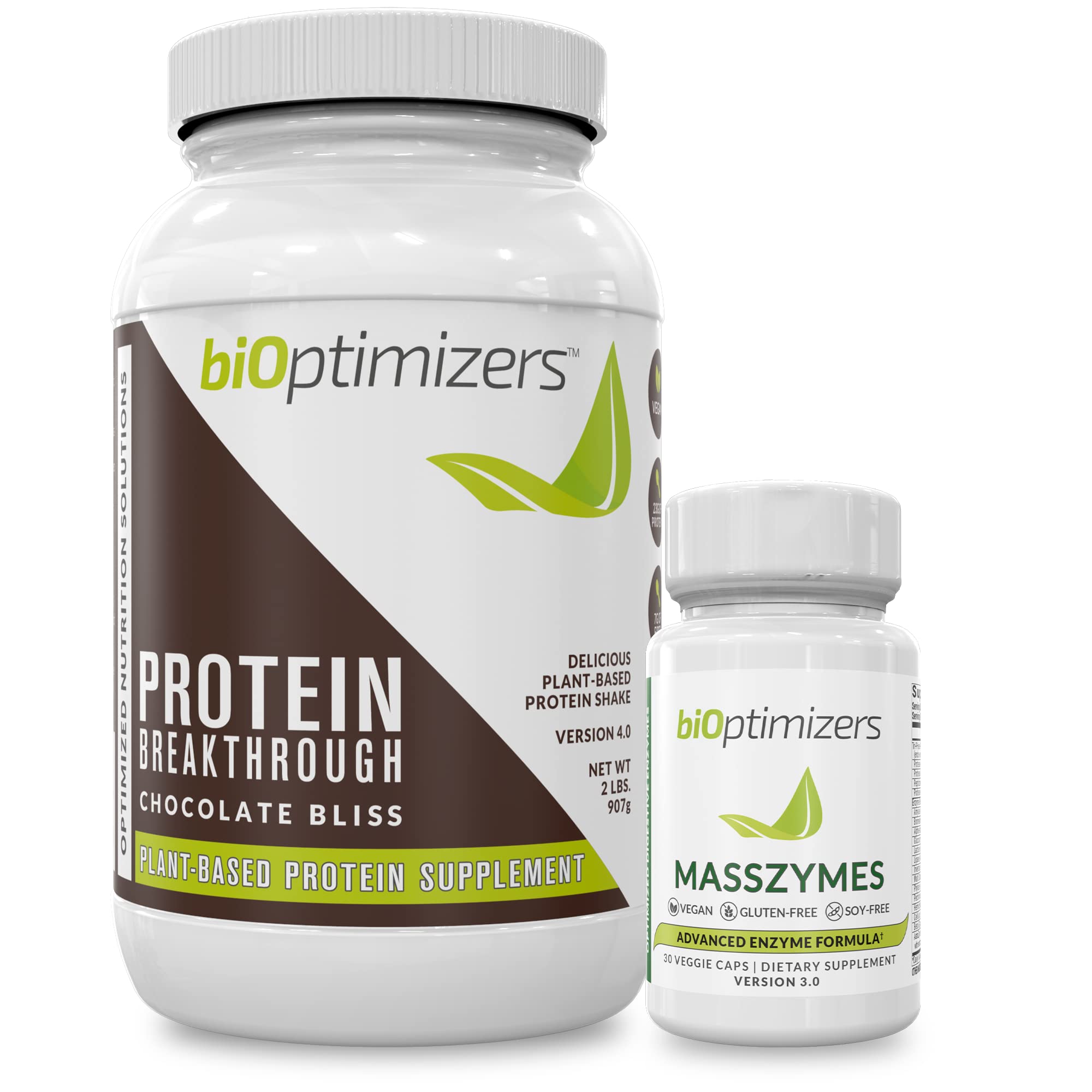 Buy BiOptimizers MassZymes 3.0 (30 s) and Protein Breakthrough