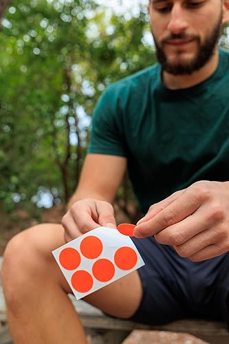 Miniatura 2 de Mosquito Guard Paquete de 60 calcomanías repelentes de mosquitos para niños, repelente de mosquitos sin DEET para patio al aire libre, parches de