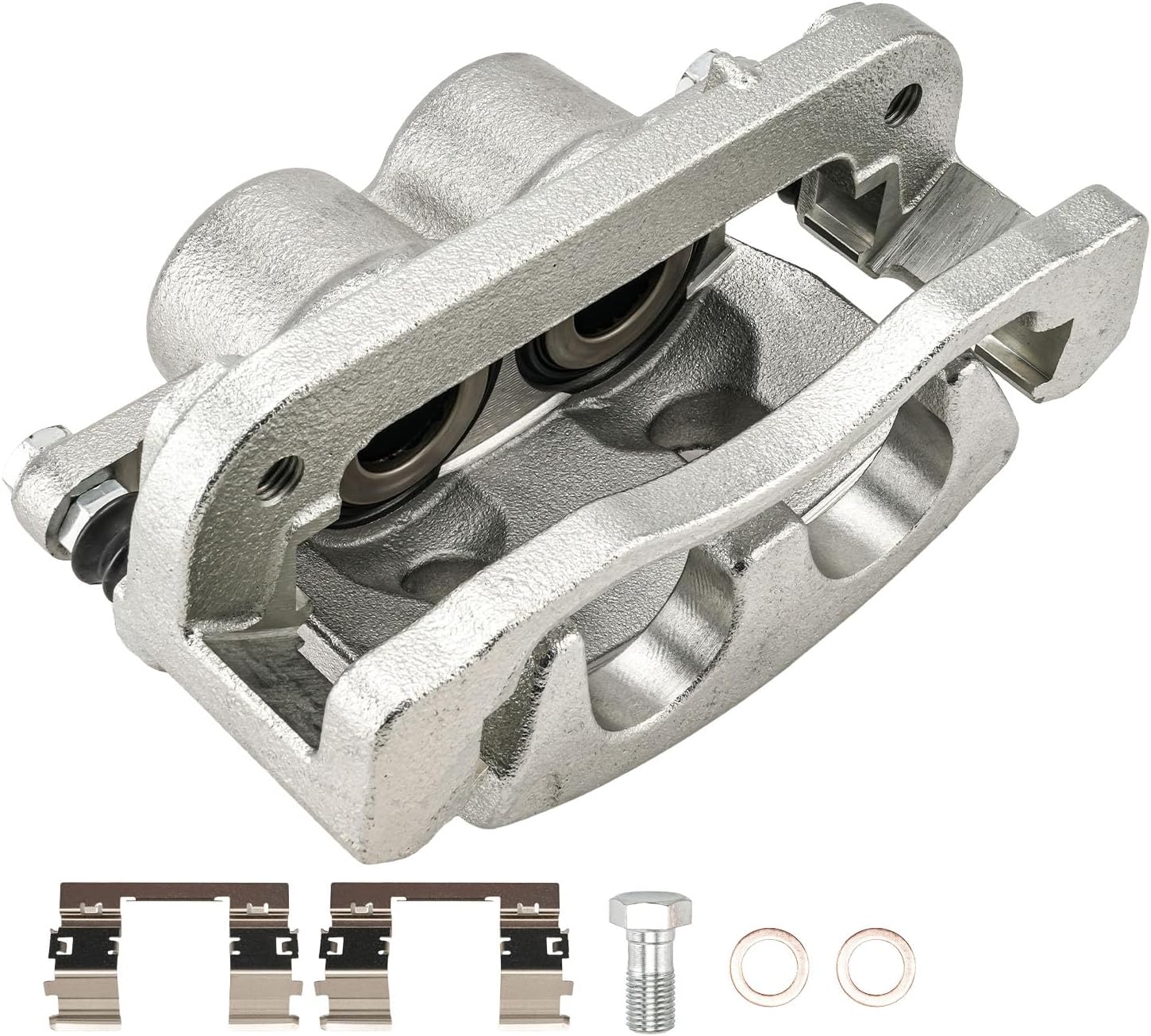 PHILTOP Front Left Brake Caliper 18-P4919A Compatible with 2008-2018 Silverado 1500 Front Left, 2008-2018 Sierra 1500 Front Left, 2008-2020 Tahoe Front Left, 2008-2020 Yukon Front Left