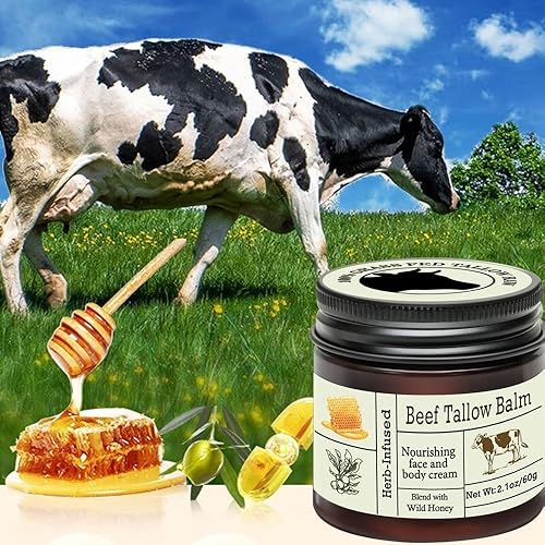 Miniatura 5 de Bálsamo de miel de sargo de ternera, fórmula natural de miel de sargo de ternera alimentada con pasto 100% orgánica para pieles secas y sensibles.