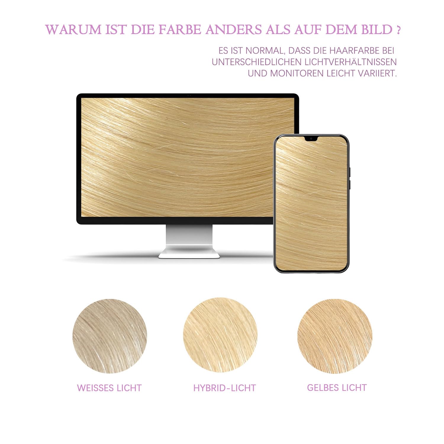 Tape Extensions Echthaar Gebleichtes Blond 60cm, 20Stück, 50g/Packung, Salon-Klasse Qualität, Einfaches und Angenehmes Tragen für Junge Frauen (Gebleichtes Blond, 60 cm)