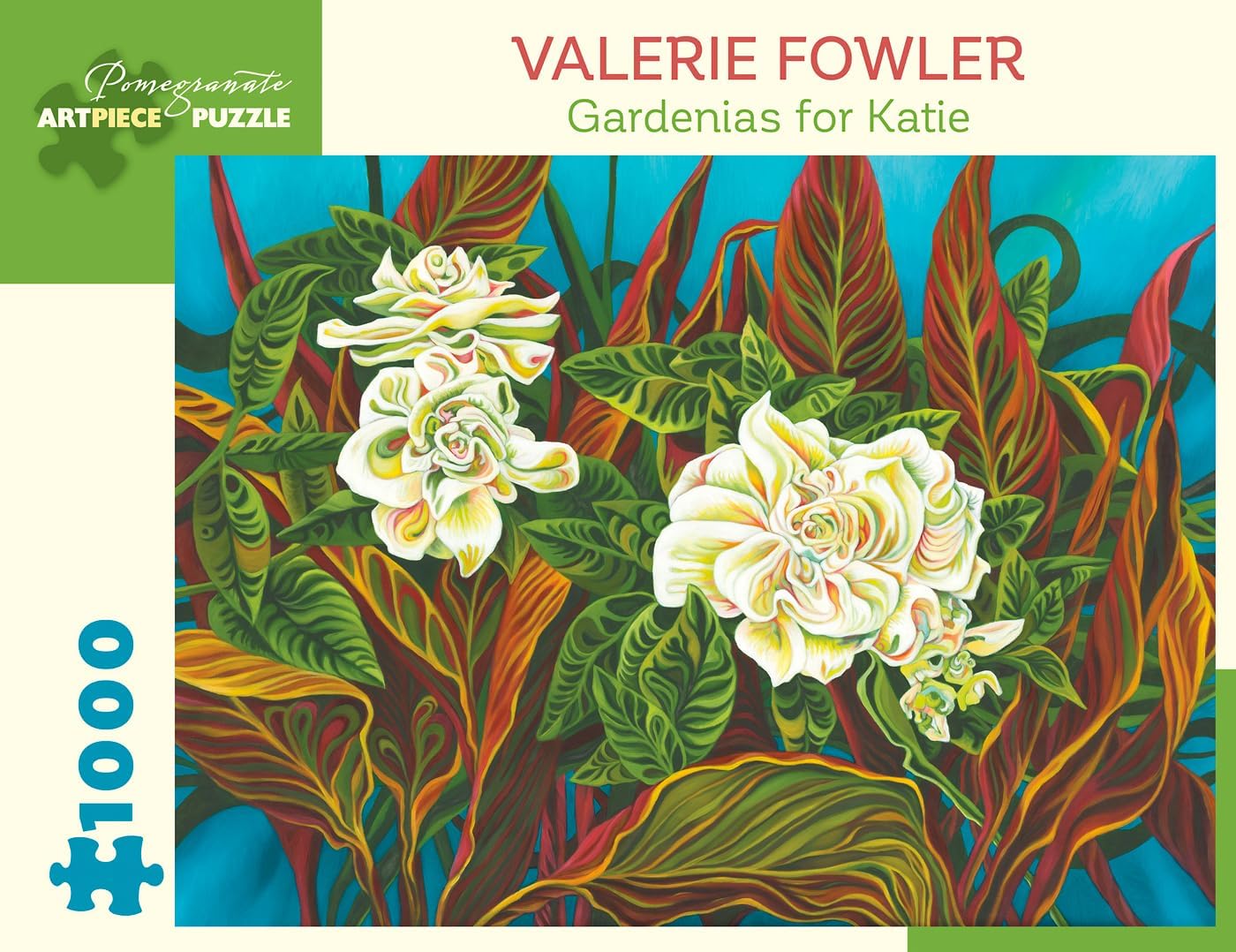 Valerie Fowler Gardenias for Katie 1000-Piece Jigsaw Puzzle