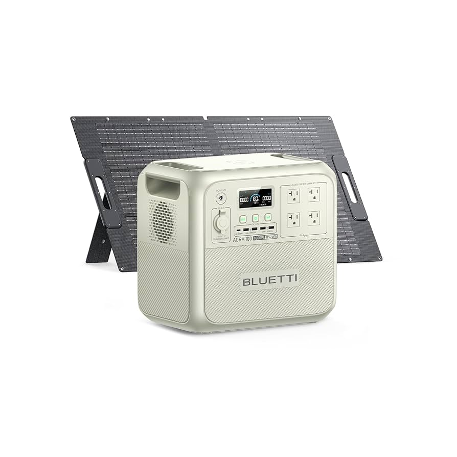 BLUETTI ポータブル電源 AORA 100 BLUETTI ポータブル電源 AORA 100 +200W ソーラーパネル ブルーティ