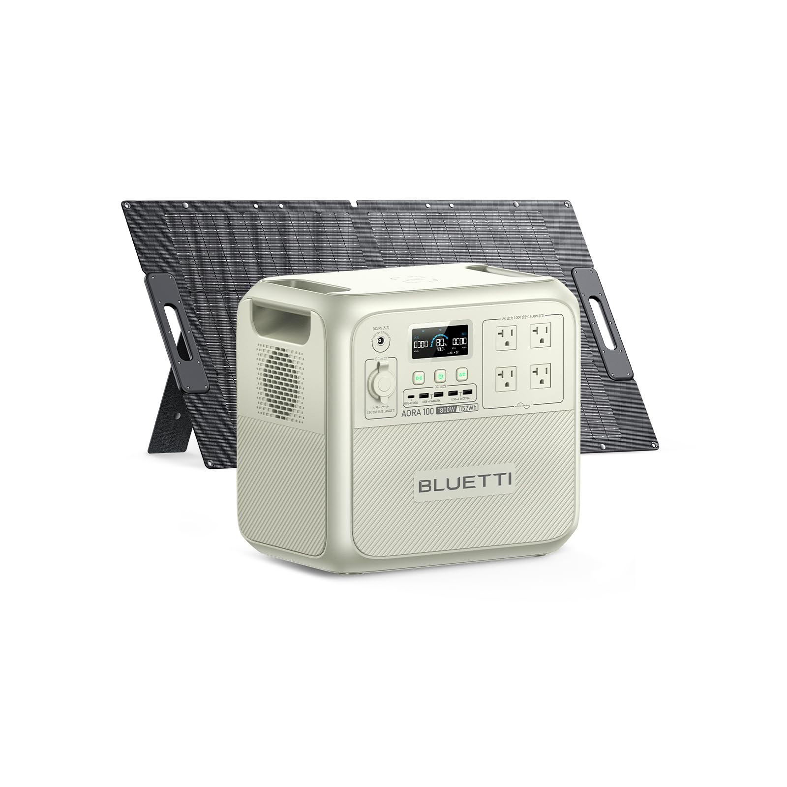 BLUETTI ポータブル電源 AORA 100 BLUETTI ポータブル電源 AORA 100 V2 +Charger 1 | ミント