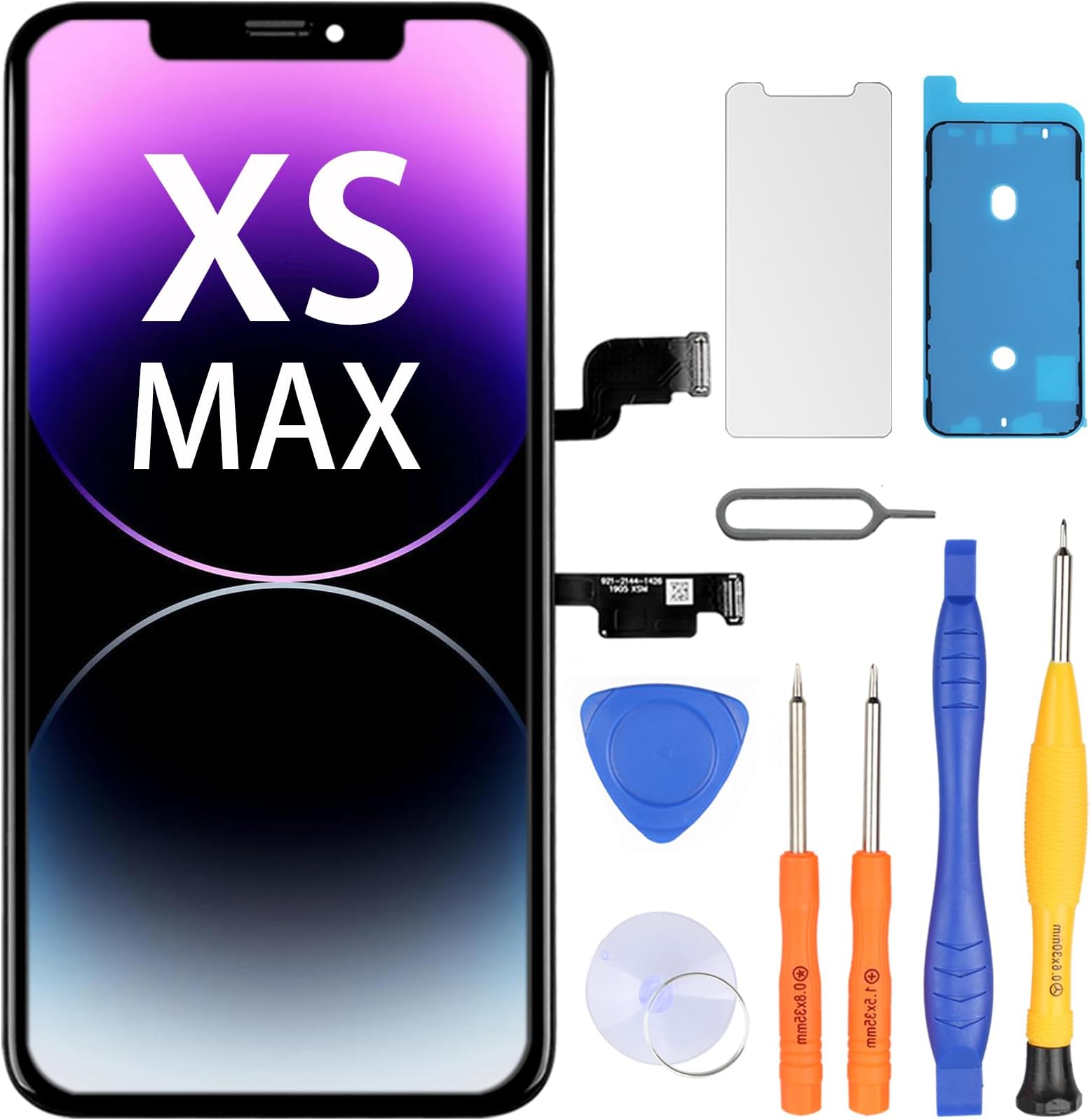 LL TRADER Screen Replacement for iPhone Xs MAX 6.5" LCD Retina Display Replacement Touch Screen Digitiser with Repair Tool KitsClimatePartner certified