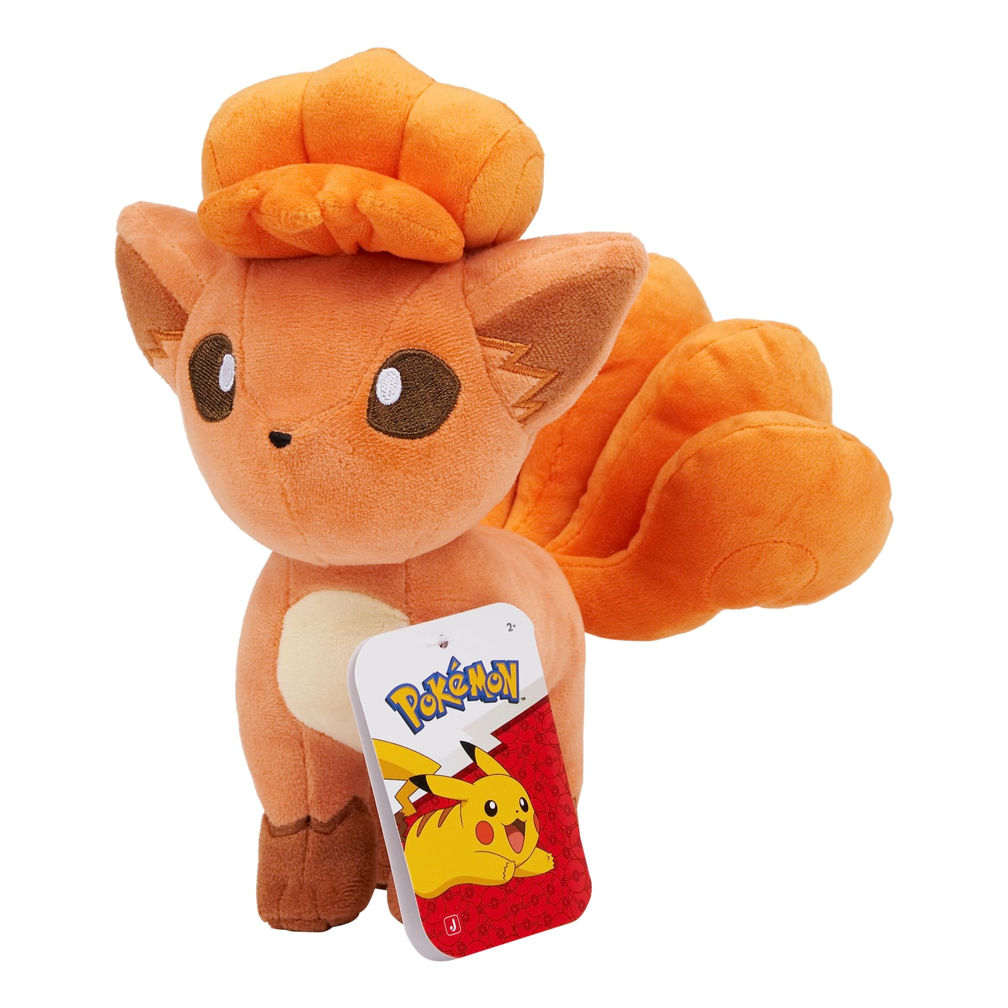 Pokémon Plush 20 cm Vulpix Red/Orange Official Stuffed Collectible Toy