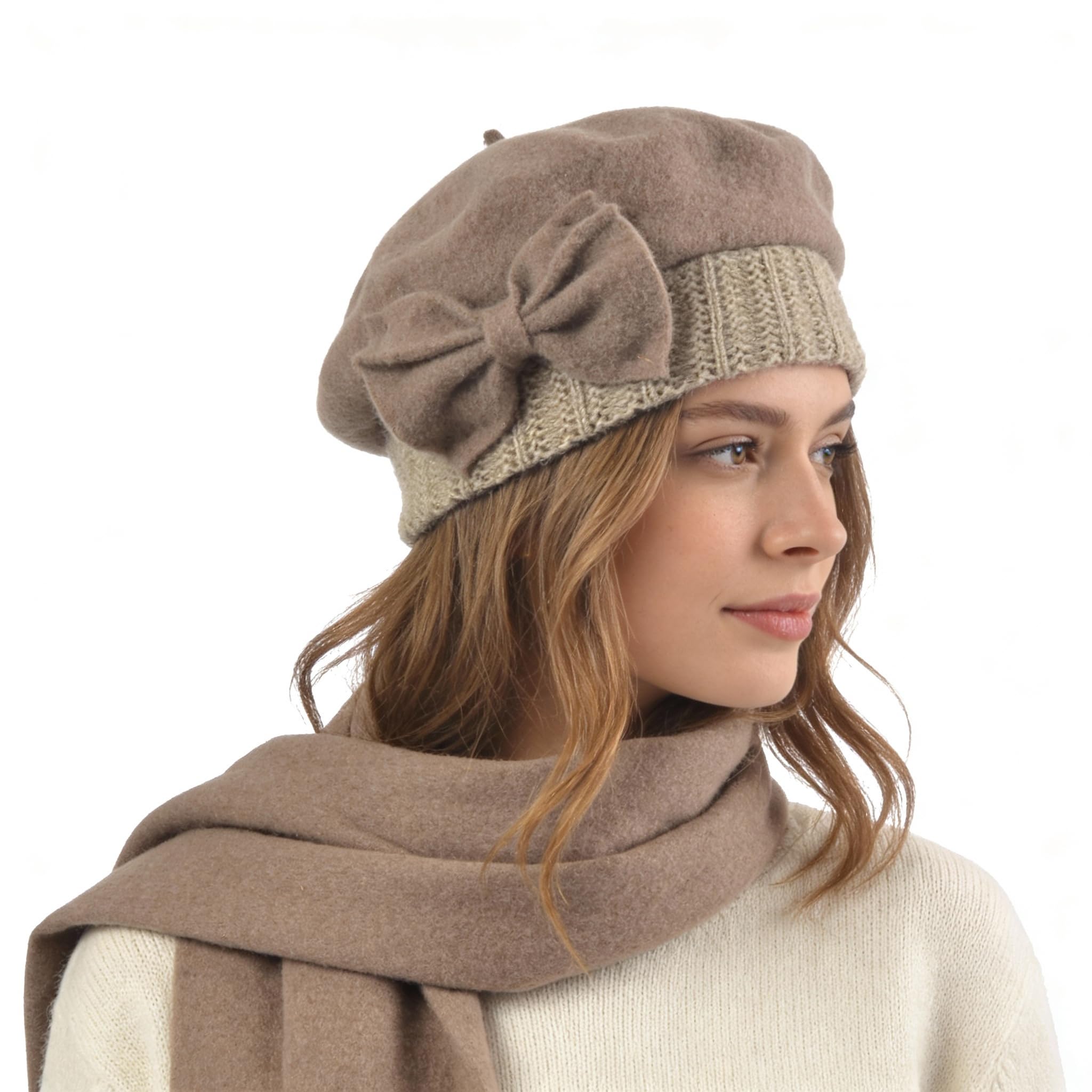 Ruphedy Womens Wool Berets French Beret Beanie Winter Hats Hy022