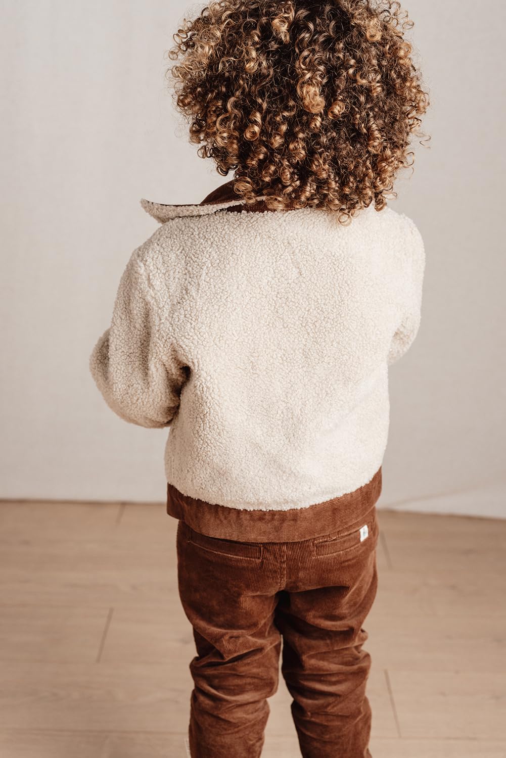 Little Dutch CL24092099 Wendejacke - Little Farm braun/sand (Gr. 74)