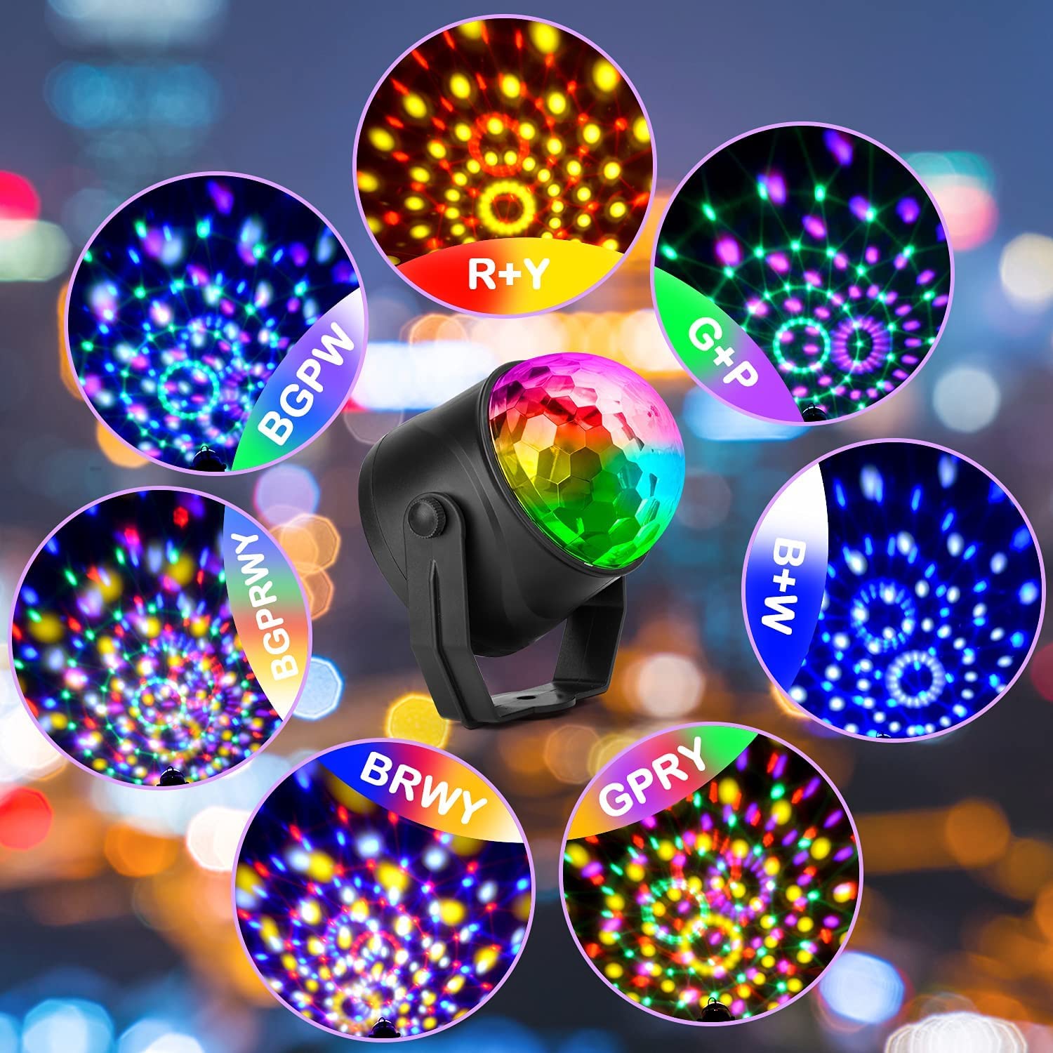 Amazon.co.jp: ディスコライト、Fooxonサウンドアクティブ化されたDJ