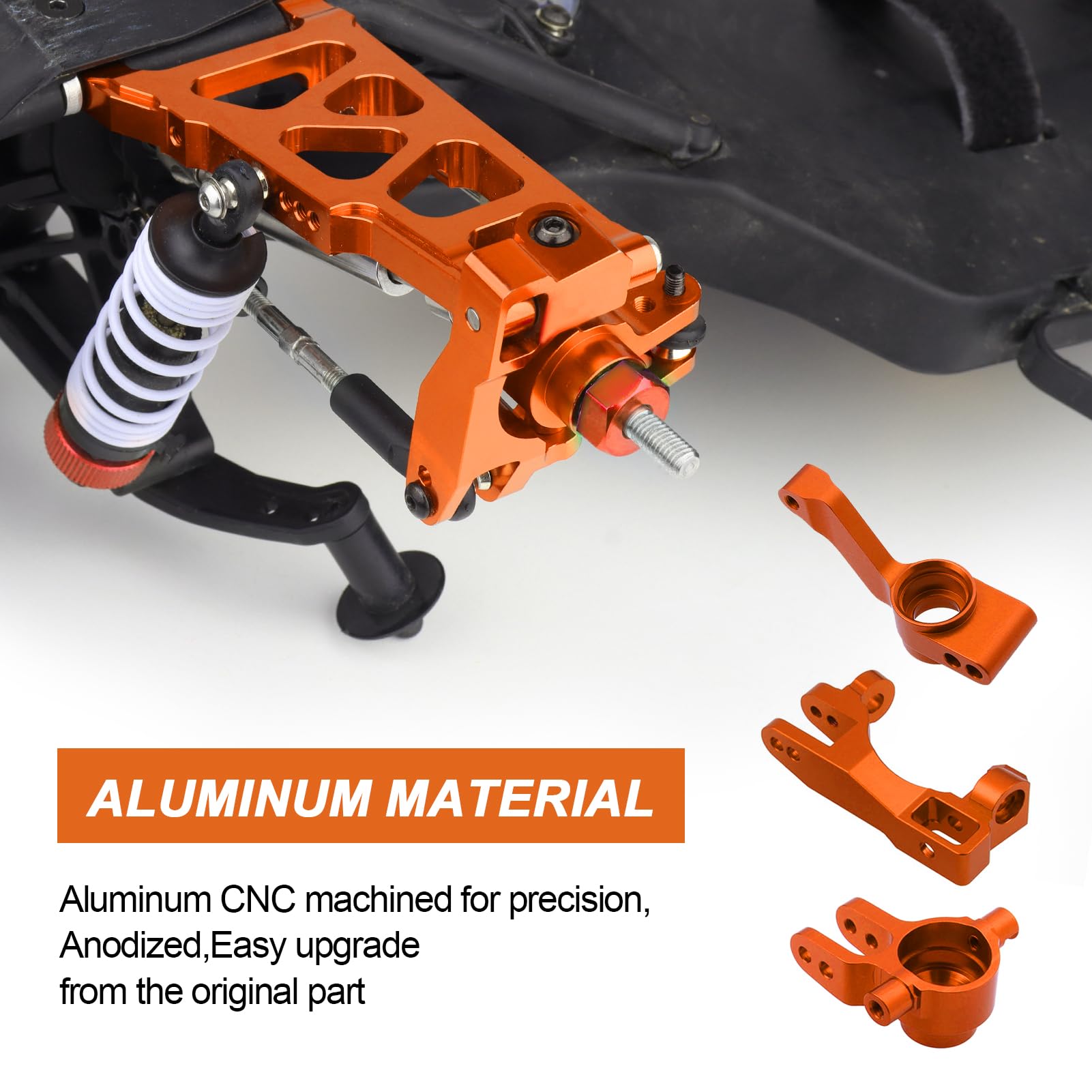 Amazon.com: HobbyPark Aluminum Steering Blocks Caster Blocks C