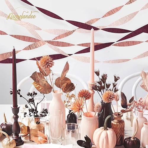 Miniatura 5 de NICROLANDEE 8 rollos de serpentinas de papel crepé degradado amarillo para colgar para bodas, cumpleaños de girasol, baby shower, fiesta temática de