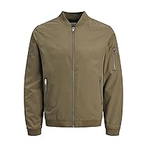 Jack & Jones NOS Uomo Jjerush Bomber Noos Giacca Not Applicable, Verde Scuro, XXL