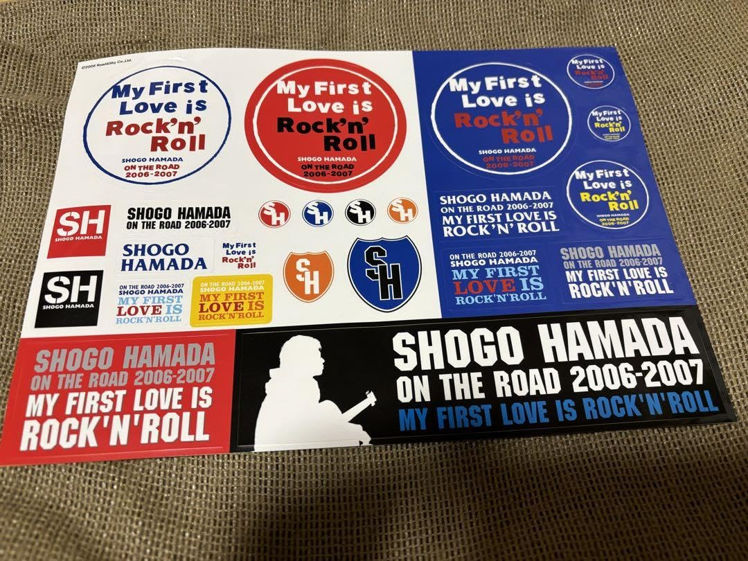 ☆浜田省吾 グッズセット まとめ 切手 ステッカー クリアファイル