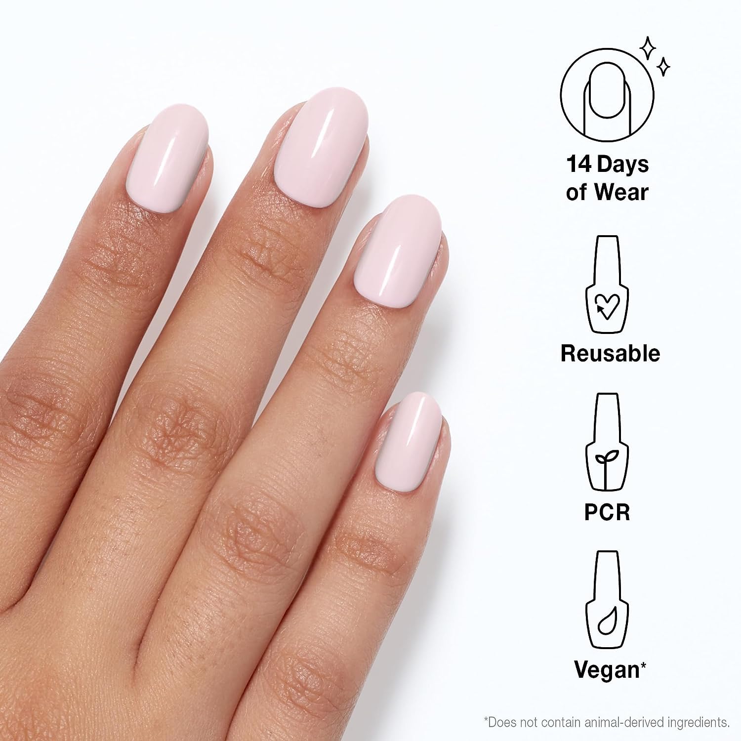 Bundle of OPI xPress/On Press On Nails, With Nail Glue, Short Neutral Nails, Don't Bossa Nova Me Around + OPI Repair Mode Bond Building Nail Serum, Clear, 0.3 fl oz