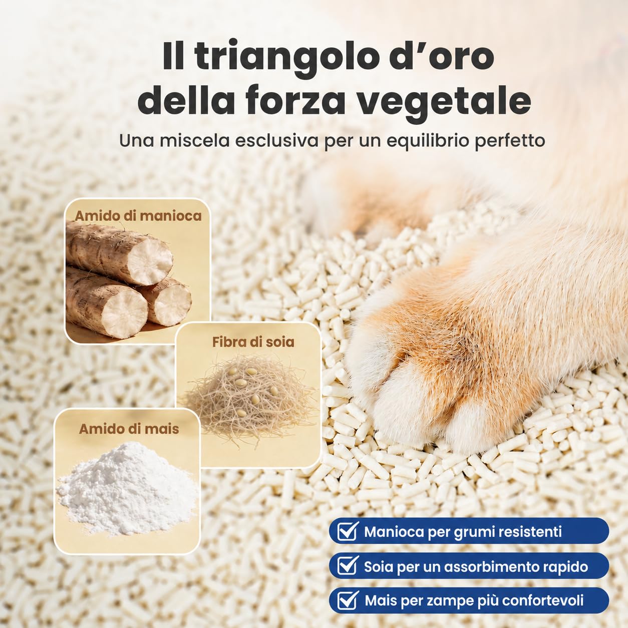 Neakasa Lettiera per gatti in manioca e tofu, agglomerante, controllo degli odori, ingredienti naturali vegetali, ultra assorbente e ad asciugatura rapida, bassa polvere